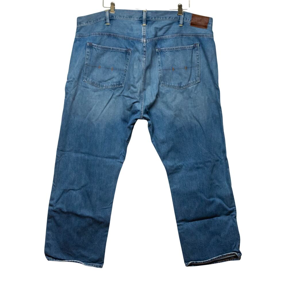 POLO RALPH LAUREN Jeans Mens 48B x 30 Big & Tall Light Wash 100% Cotton Denim